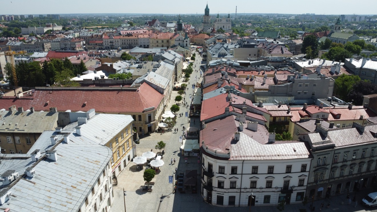 Lublin Deptak na Krakowskie Przedmieście 