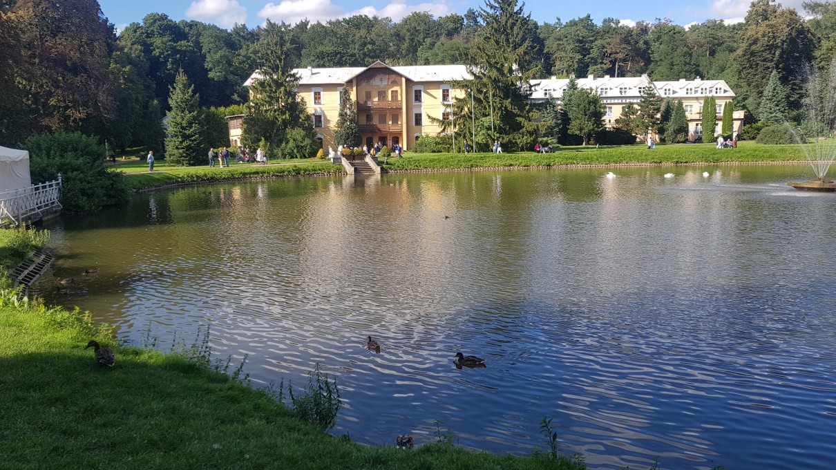Nałęczów Park Zdrojowy.