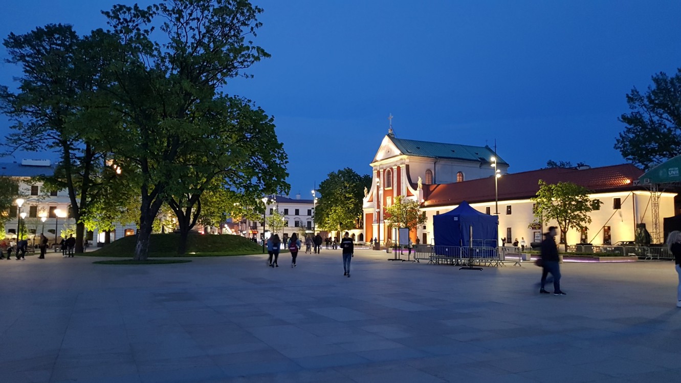 Lublin Plac Litewski Deptak w Lublinie.